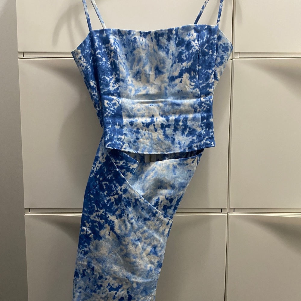 Reformation Marseilles Dress Tie Dye
